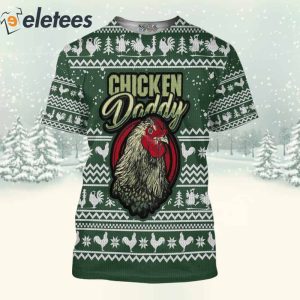 Chicken Daddy 3D Christmas Sweatshirt