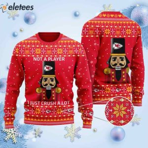 Chiefs I Am Not A Player I Just Crush Alot Knitted Ugly Christmas Sweater
