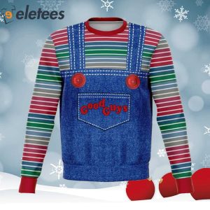 Childs Play 3D Knitted Ugly Christmas Sweater