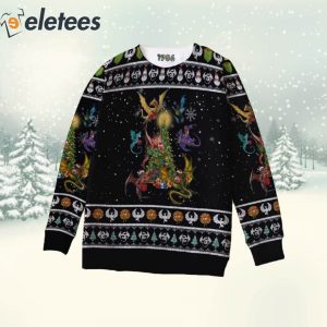 Christmas Dragon 3D All Over Print Sweatshirt 2