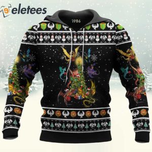 Christmas Dragon 3D All Over Print Sweatshirt 3