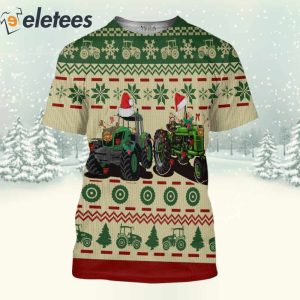 Christmas Farmer 3D All Over Print Sweatshirt