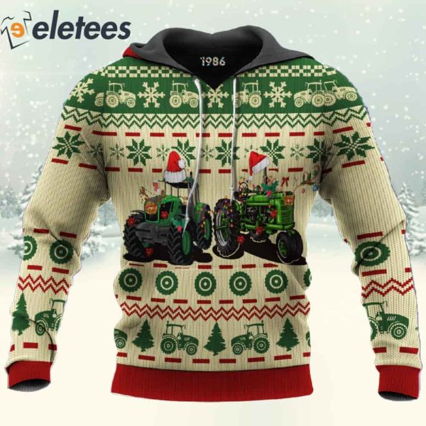 Christmas Farmer 3D All Over Print Sweatshirt