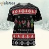 Christmas Friends 3D All Over Print Sweatshirt