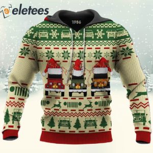 Christmas Jeeps 3D All Over Print Sweatshirt 3