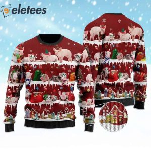 Christmas Pig Ugly Christmas Sweater 2