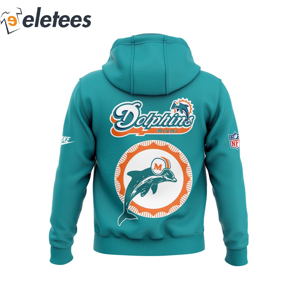 Coach Mike McDaniel Dolphins Throwback Hoodie Set
