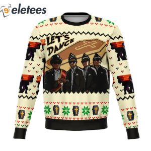 Coffin Dance Funny Knitted Ugly Christmas Sweater1