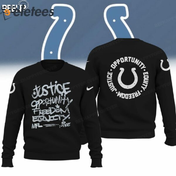 Colts Justice Opportunity Equity Freedom Hoodie