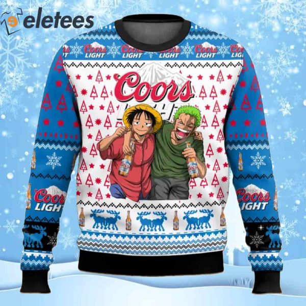 Coors Light One Piece Ugly Christmas Sweater