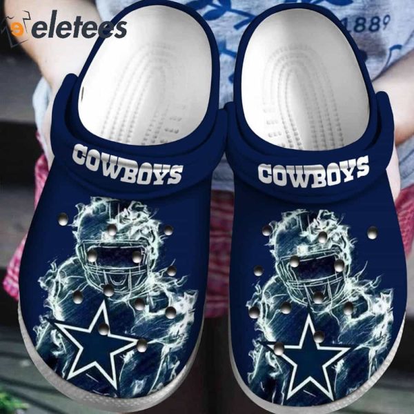 Cowboys Crocband Logo Clogs