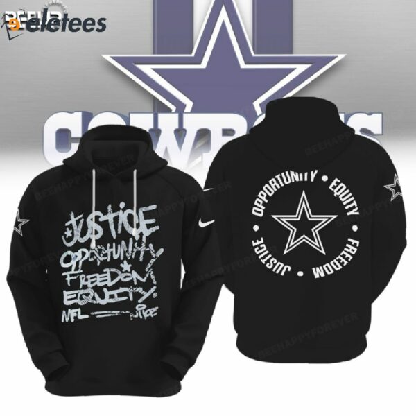 Cowboys Justice Opportunity Equity Freedom Shirt