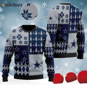 Cowboyss Full Size For Sale Best Christmas Gift For Cowboys Fans Knitted Ugly Christmas Sweater