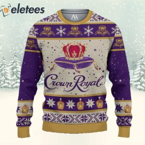 Crown Royal Irish Whiskey 3D All Over Print Christmas Sweatshirt 2