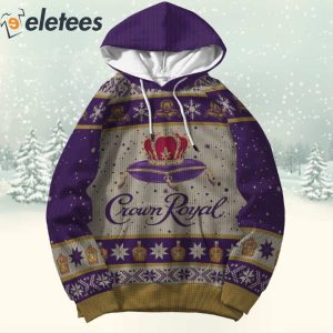 Crown Royal Irish Whiskey 3D All Over Print Christmas Sweatshirt 3