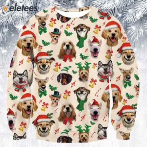 Cute Puppy Ugly Christmas Sweater