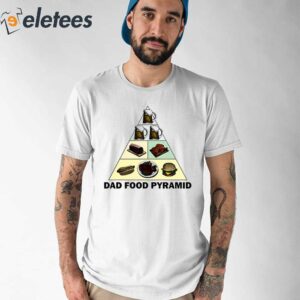 Dad Food Pyramid Shirt 1