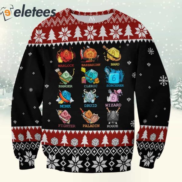 Dice Collection 3D All Over Print Christmas Sweatshirt