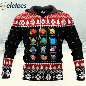 Dice Collection 3D All Over Print Christmas Sweatshirt 3