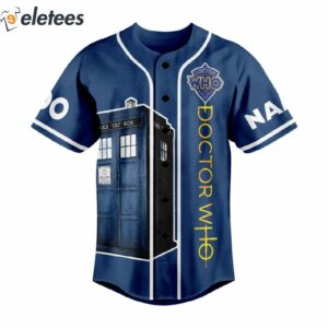 Doctor Who Rule 1 The Doctor Lies Personalized Baseball Jersey 2