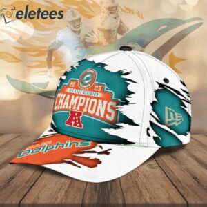 Dolphins 2023 AFC East Division Champions Cap1