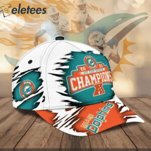 Dolphins 2023 AFC East Division Champions Cap2