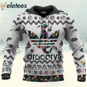 Dracarys Dragon 3D All Over Print Christmas Sweatshirt 3