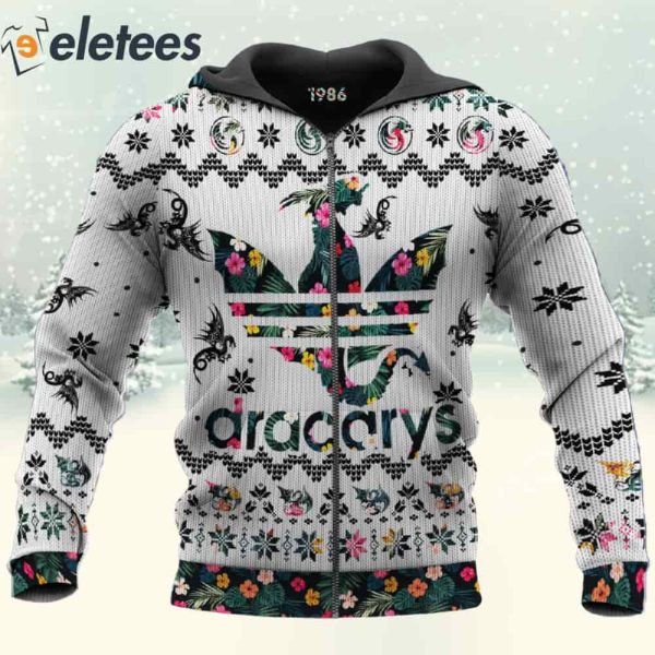 Dracarys Dragon 3D All Over Print Christmas Sweatshirt