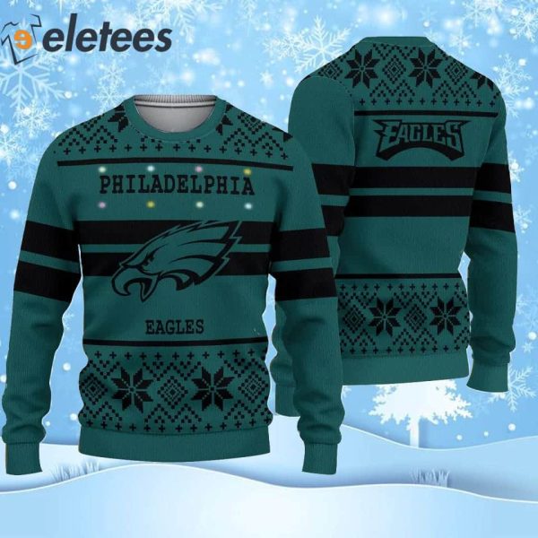 Eagles Football Christmas Ugly Sweater