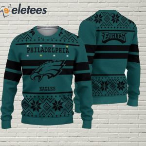 Eagles Football Christmas Ugly Sweater 2