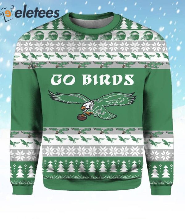 Eagles Go Birds Christmas Ugly Sweater