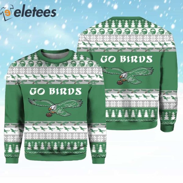 Eagles Go Birds Christmas Ugly Sweater