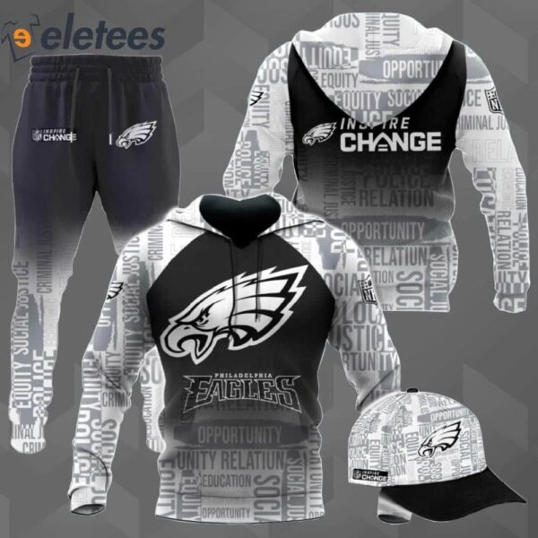 Eagles Inspire Change Hoodie Joggers Combo