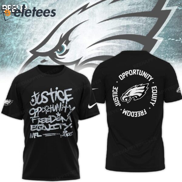 Eagles Justice Opportunity Equity Freedom Hoodie