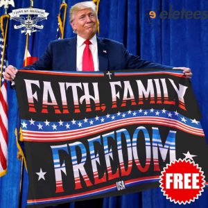 Faith Family Freedom Flag