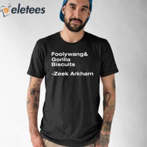 Foolywang Gorilla Biscuits Zeek Arkham Shirt 1