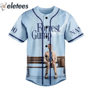 Forrest Gump You Have To Do The Best With What God Gave You Custom Name Baseball Jersey1