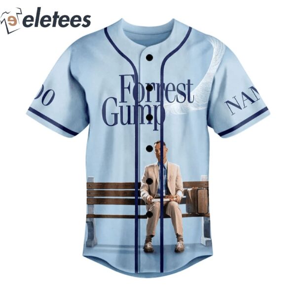 Forrest Gump You Have To Do The Best With What God Gave You Custom Name Baseball Jersey