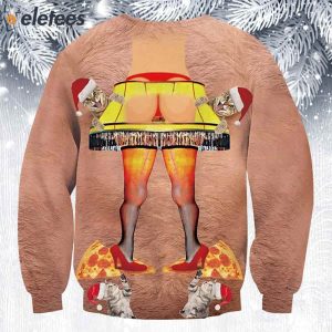 Funny Butt Lamp Ugly Christmas Sweater 2