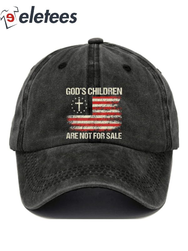 God’S Children Are Not For Sale Print Baseball Cap