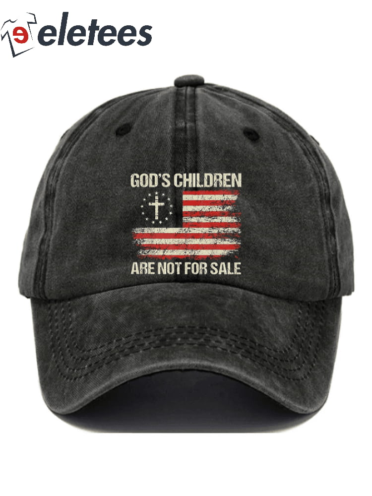 God'S Children Are Not For Sale Print Baseball Cap