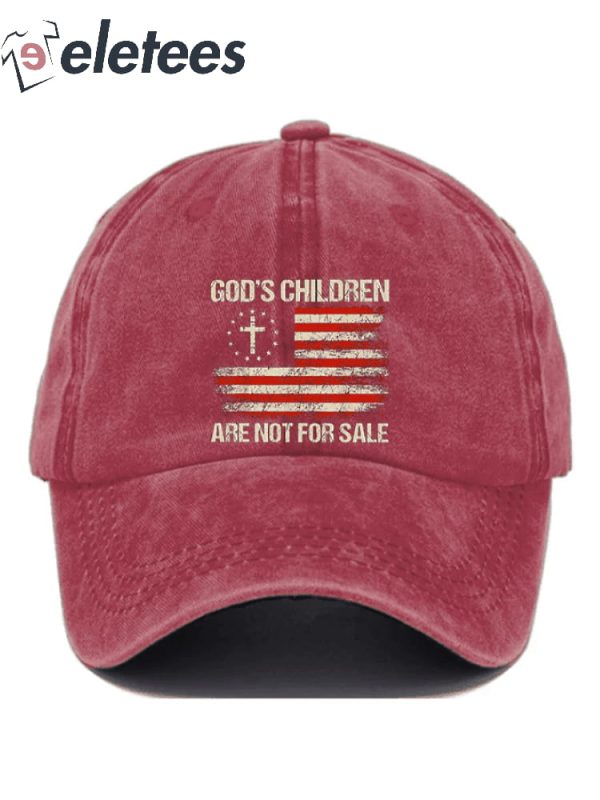 God’S Children Are Not For Sale Print Baseball Cap