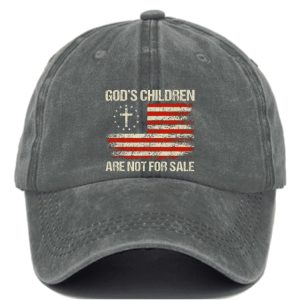 GodS Children Are Not For Sale Print Baseball Cap2