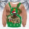 Hairy Chest Sloth Ugly Christmas Sweater