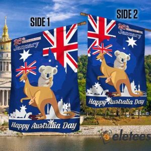 Happy Australia Day 26th January Flag 2