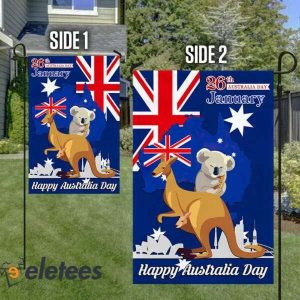 Happy Australia Day 26th January Flag 3