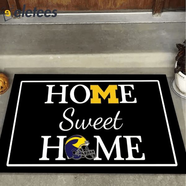 Home Sweet Home Michigan Doormat