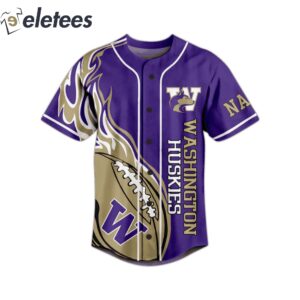 Huskies Real Dawgs Wear Purple Personalized Baseball Jersey1