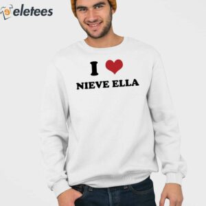 I Love Nieve Ella Shirt 2