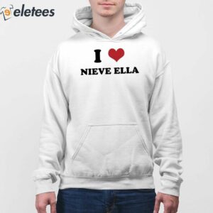 I Love Nieve Ella Shirt 3